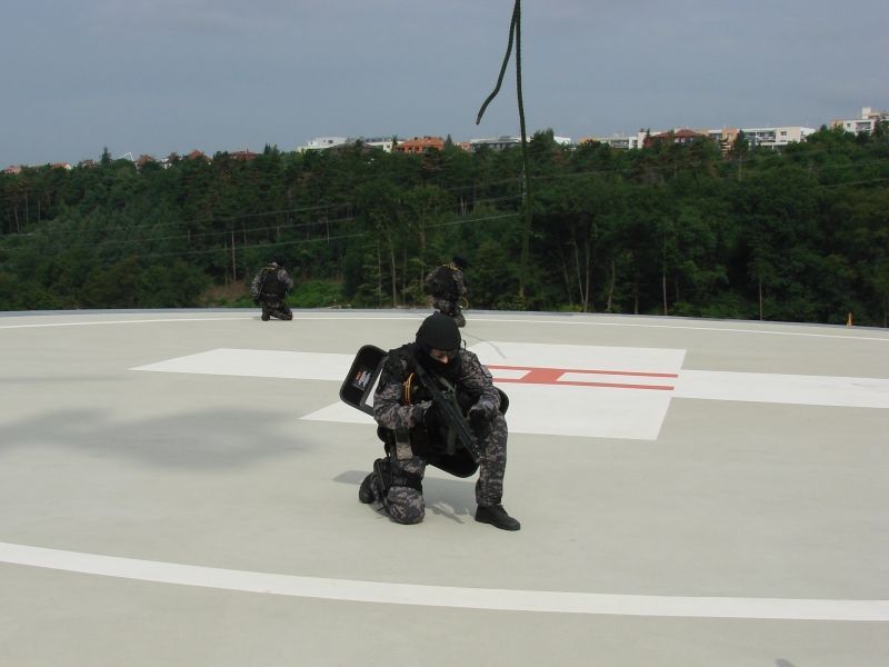 Cvičení Urny v motolské nemocnici