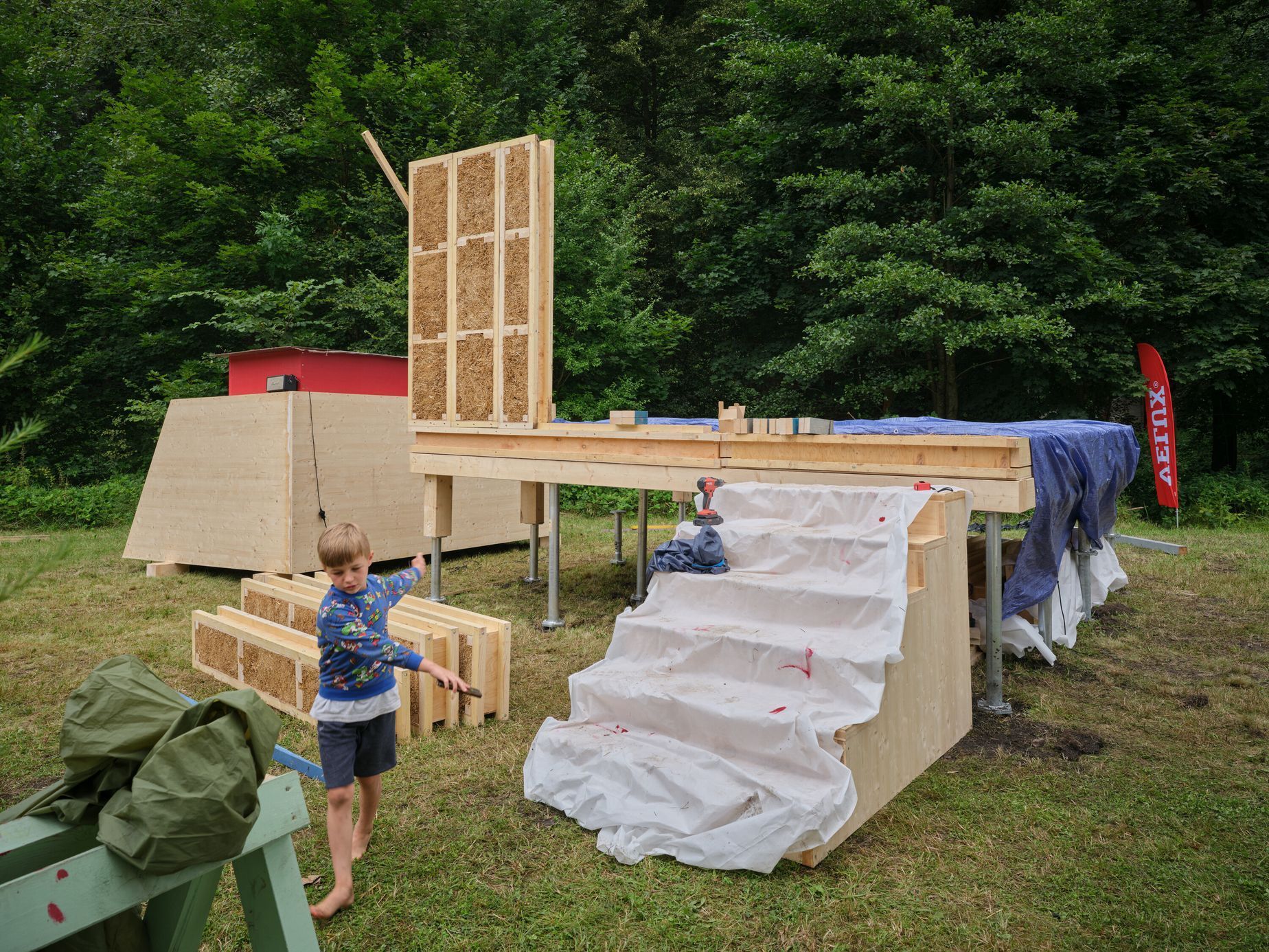 rekreační bydlení, glamping, škola, studenti, architektura, česká kamenice