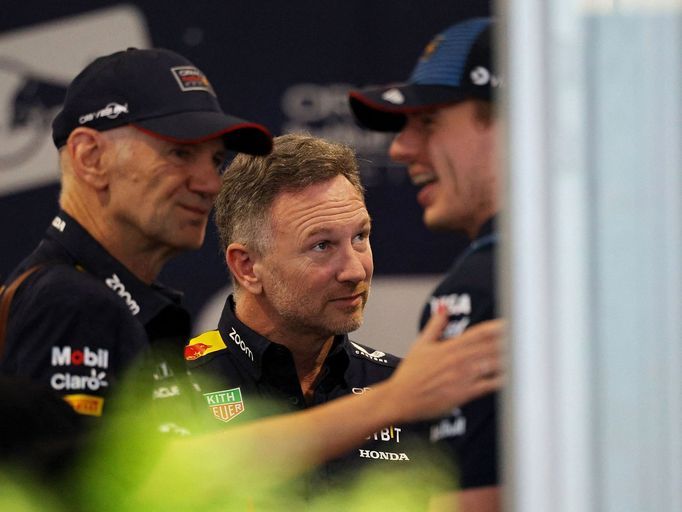 Adrian Newey, Christian Horner a Max Verstappen