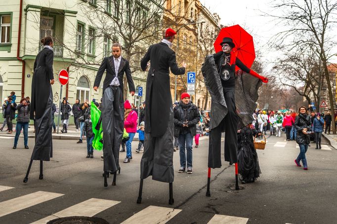 Karlínský masopust objektivem fotografa Richarda Horáka