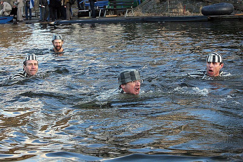 Kuba s Fidelem na Vltavě