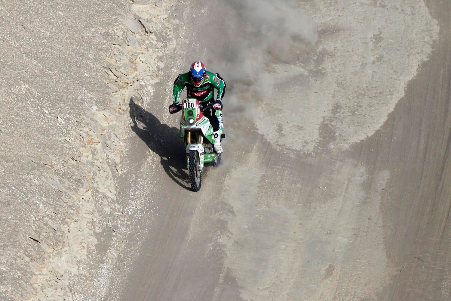 Rallye Dakar, 2. etapa: Patricio Cabrera, Kawasaki