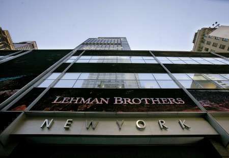 Hlavní sídlo banky Lehman Brothers v New Yorku