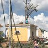 Tornádo na Hodonínsku - poničené stromy, ničivé následky, obce Lužice, Mikulčice, Moravská Nová Ves a Hrušky