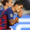 Luis Suárez slaví gól ve čtvrtfinále LM Barcelona - Bayern
