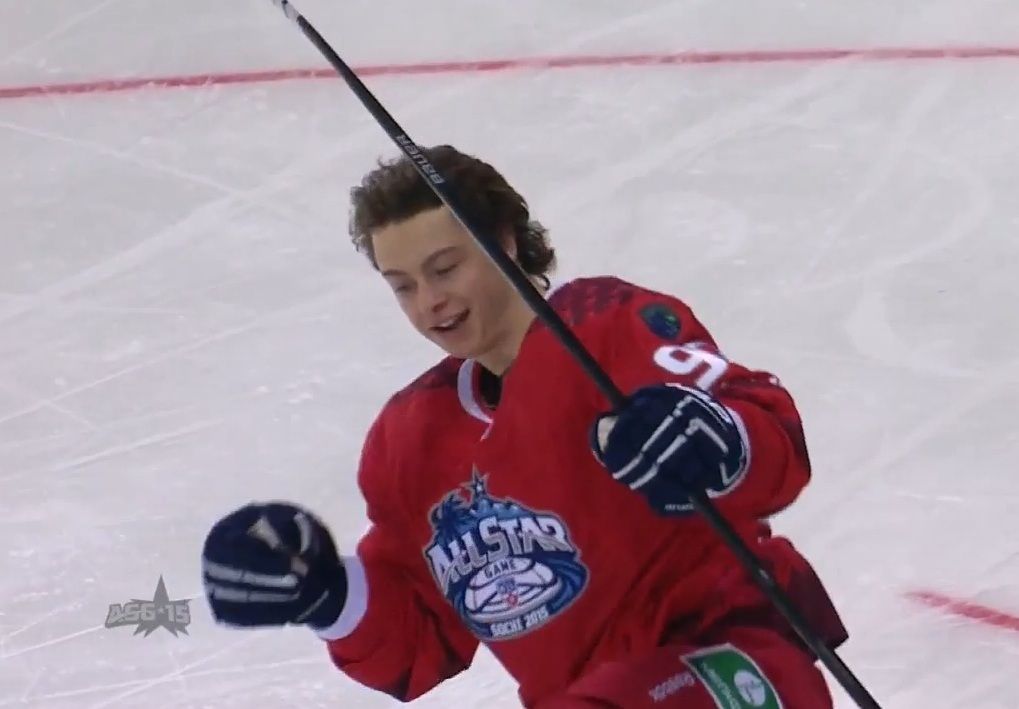 Nikita Gusev v All Star Game KHL 2015