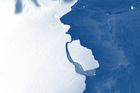 V Antarktidě se odtrhla obří ledová kra, která je velká jako tři Prahy