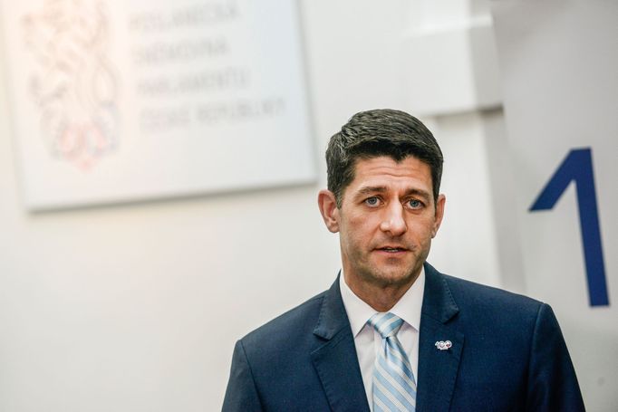 Paul Ryan při vystoupení v Poslanecké sněmovně.