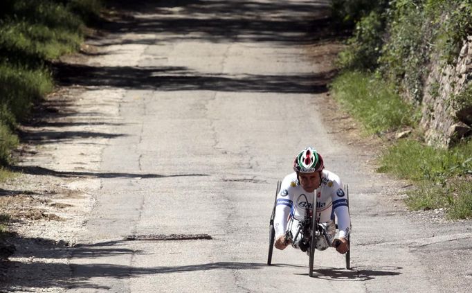 Bývalý pilot F1 Alex Zanardi se připravuje na paralympiádu v Londýně