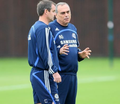 Avram Grant a Steve Clarke - nové trenérské duo Chelsea.