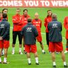 Wembley - trénink českých fotbalistů