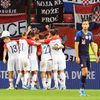 fotbal, kvalifikace ME 2020, Slovensko - Chorvatsko, radost Chorvatska po gólu Bruna Petkoviče