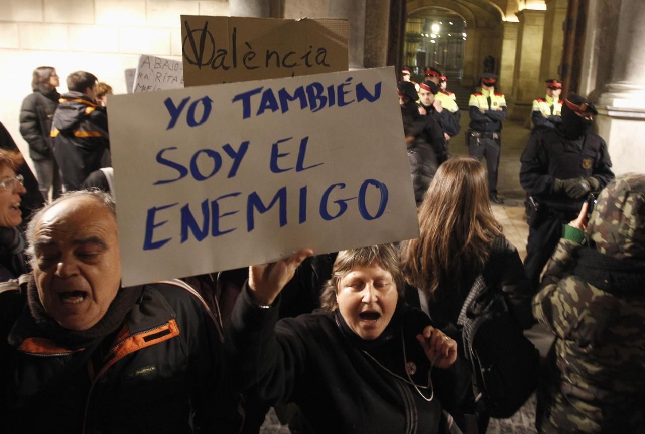 Valencie - studentské protesty