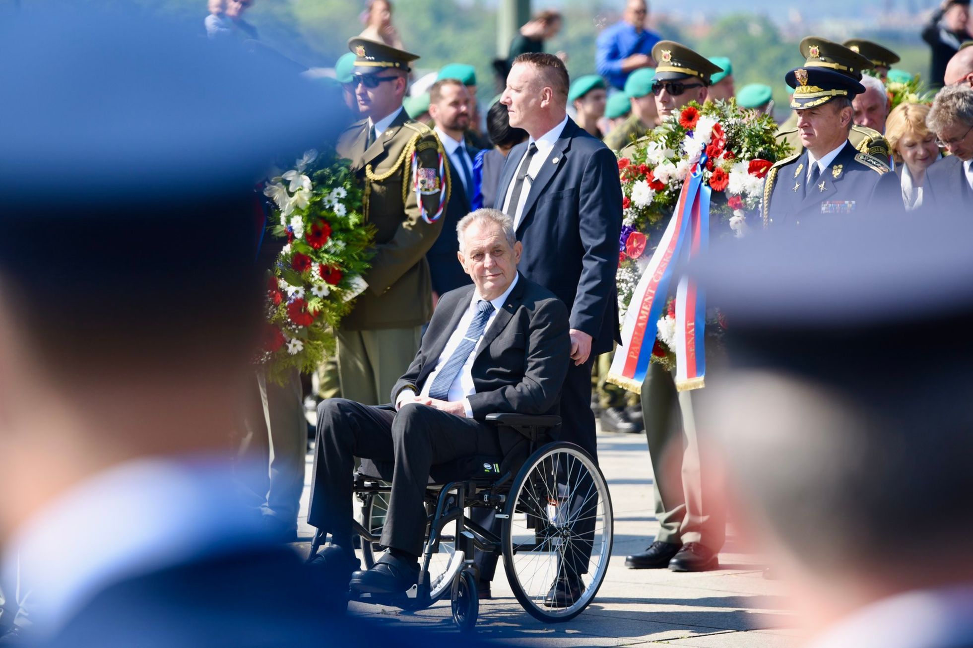 Vítkov Den vítězství pietní akt Miloš Zeman