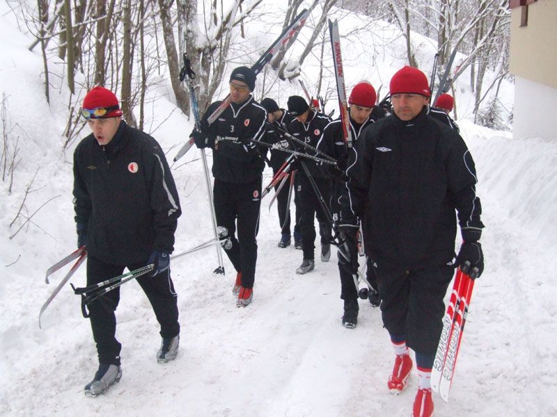 Slavia na soustředění