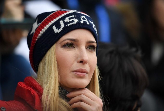 Ivanka Trumpová na zakončení ZOH 2018