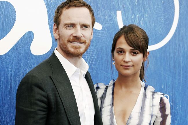 Alicia Vikanderová a Michael Fassbender