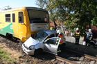 Na jihu Čech vjel řidič pod vlak, náraz nepřežil