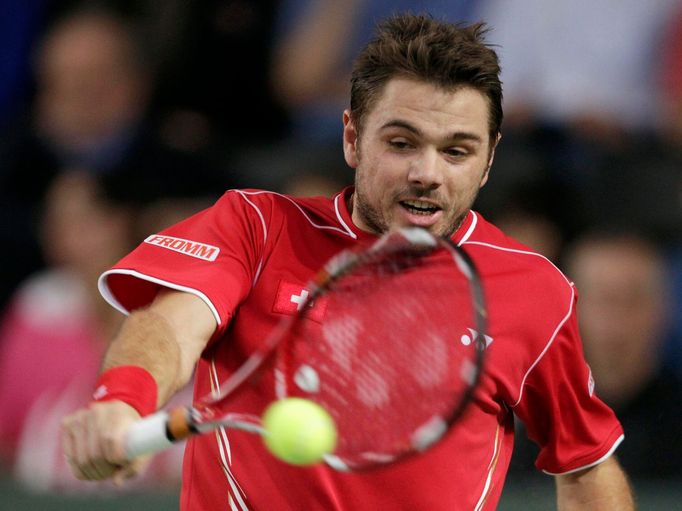 Davis Cup, Švýcarsko - Česko: Stanislas Wawrinka