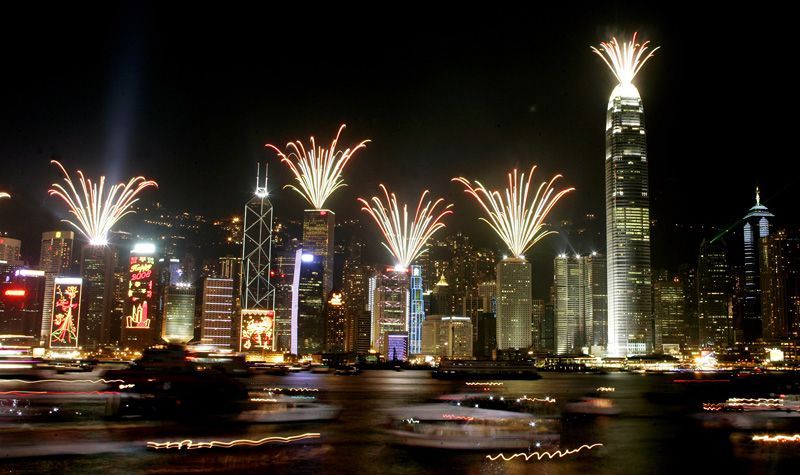 Nový rok 2008: Hong Kong