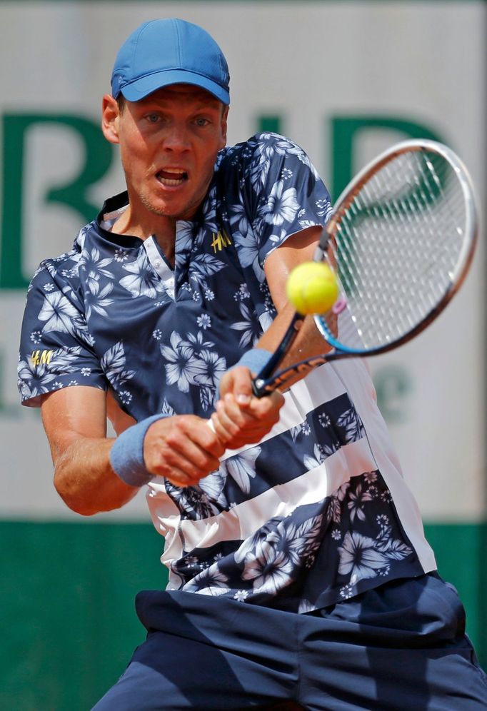 Tomáš Berdych na French Open 2014