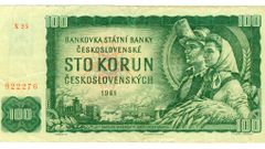 Stokoruna 100 korun československých bankovka 1961