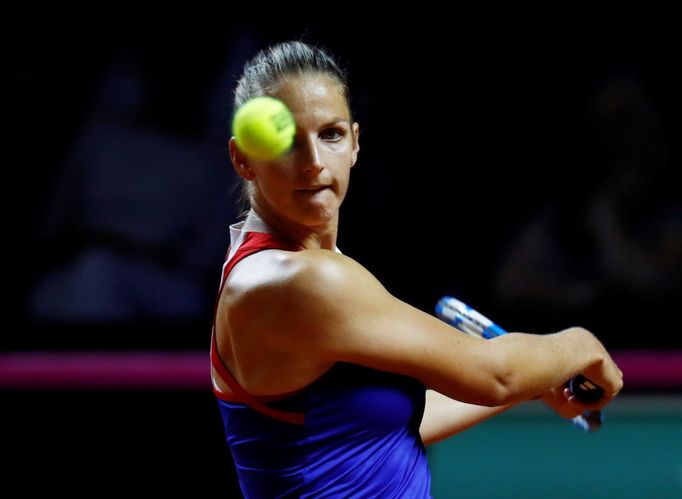 Fed Cup, Karolína Plíšková vs. Angelique Kerberová, Stuttgart