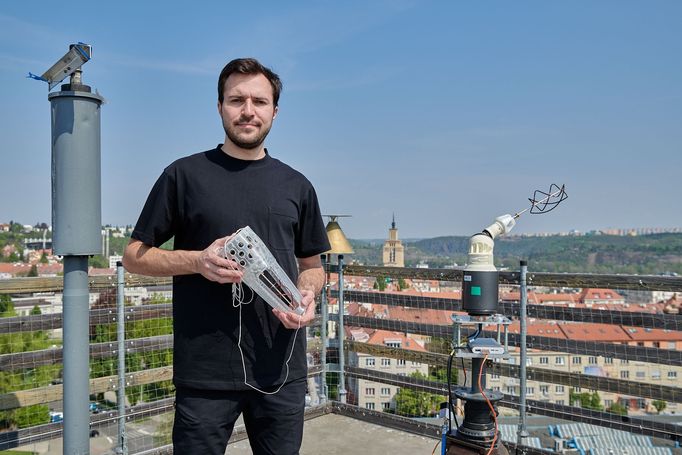 Student FEL ČVUT Jakub Dvořák vyslal sondu do stratosféry.