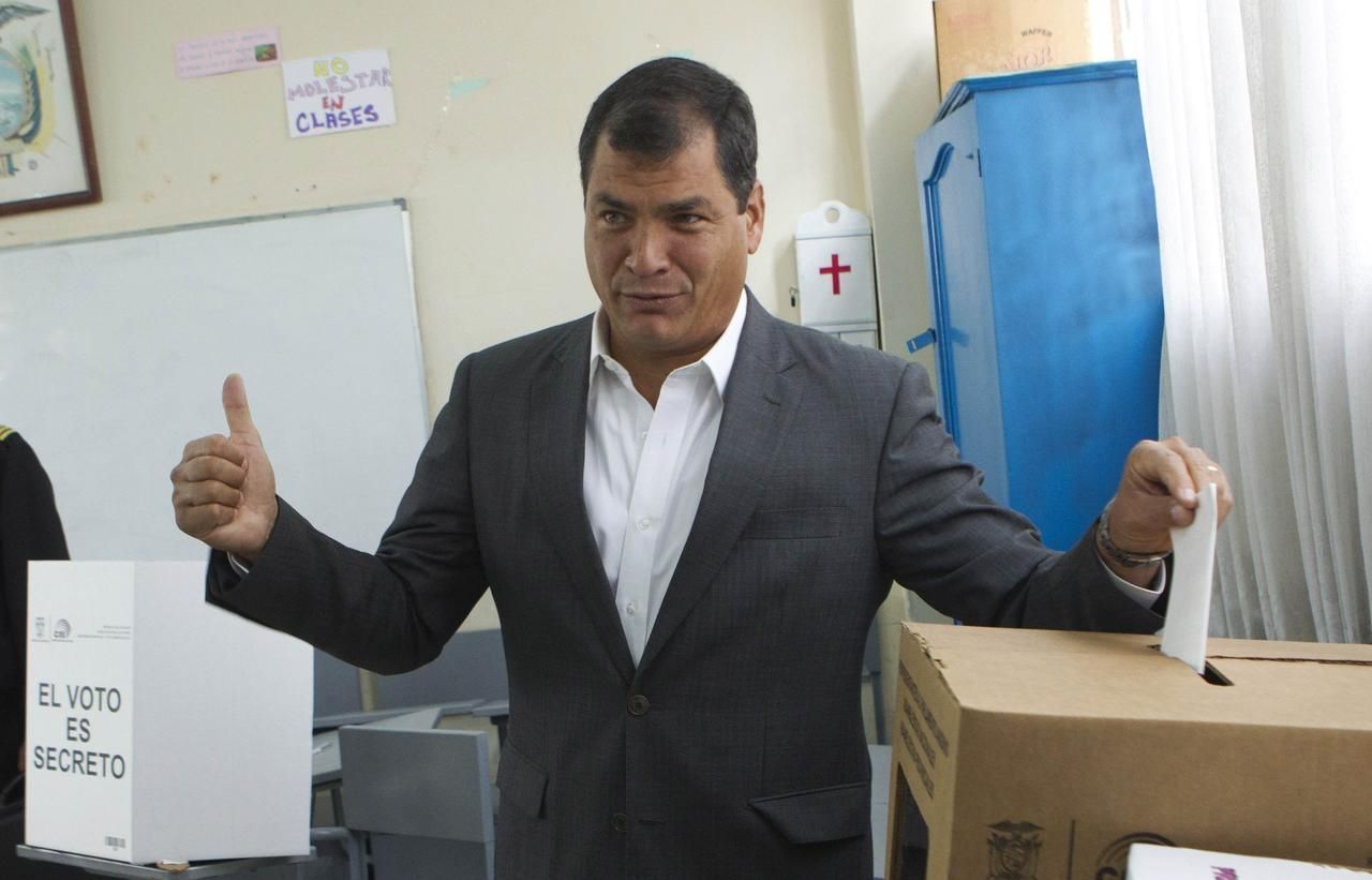Ekvádor - volba - prezident - Correa