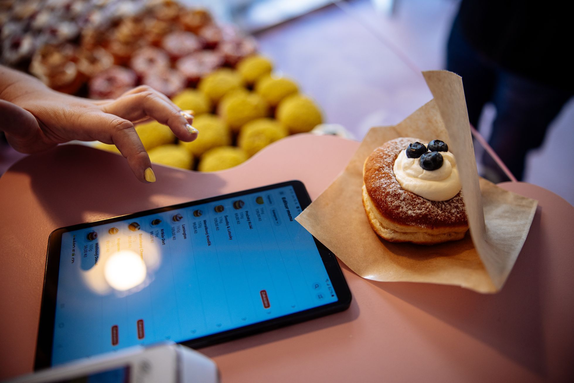 Kobliha, podnik, pečivo, sladké, koblihy, pekárna, cukrárna, Praha, Vršovice, Brno