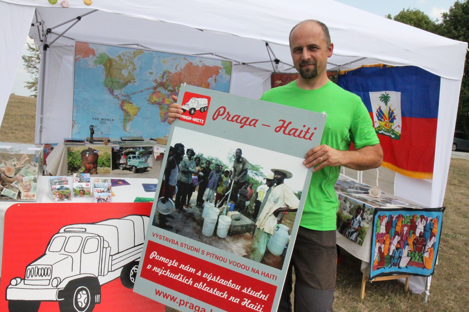 Manažer projektu pomoci Čechů na Haiti Ivo Roškanin