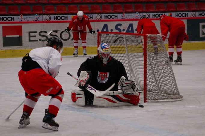 První trénink CB Hokej 2013