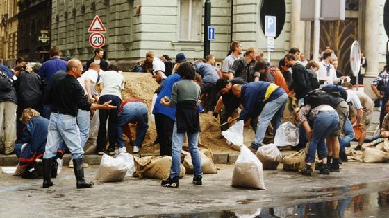 Fotoblog: Povodeň v Praze - vzor 2002