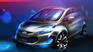Na kresbě vypadalo auto o trochu dynamičtěji