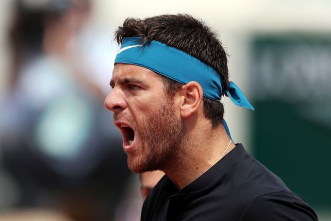 Juan Martin del Potro ve čtvrtfinále French Open 2018