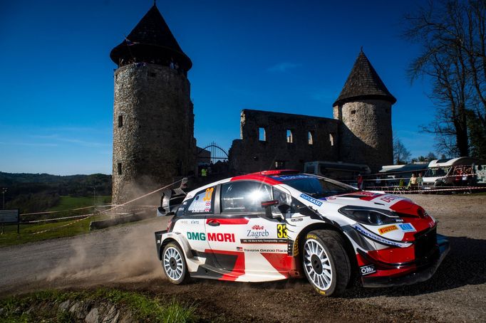 Elfyn Evans, Toyota na trati Chorvatské rallye 2021