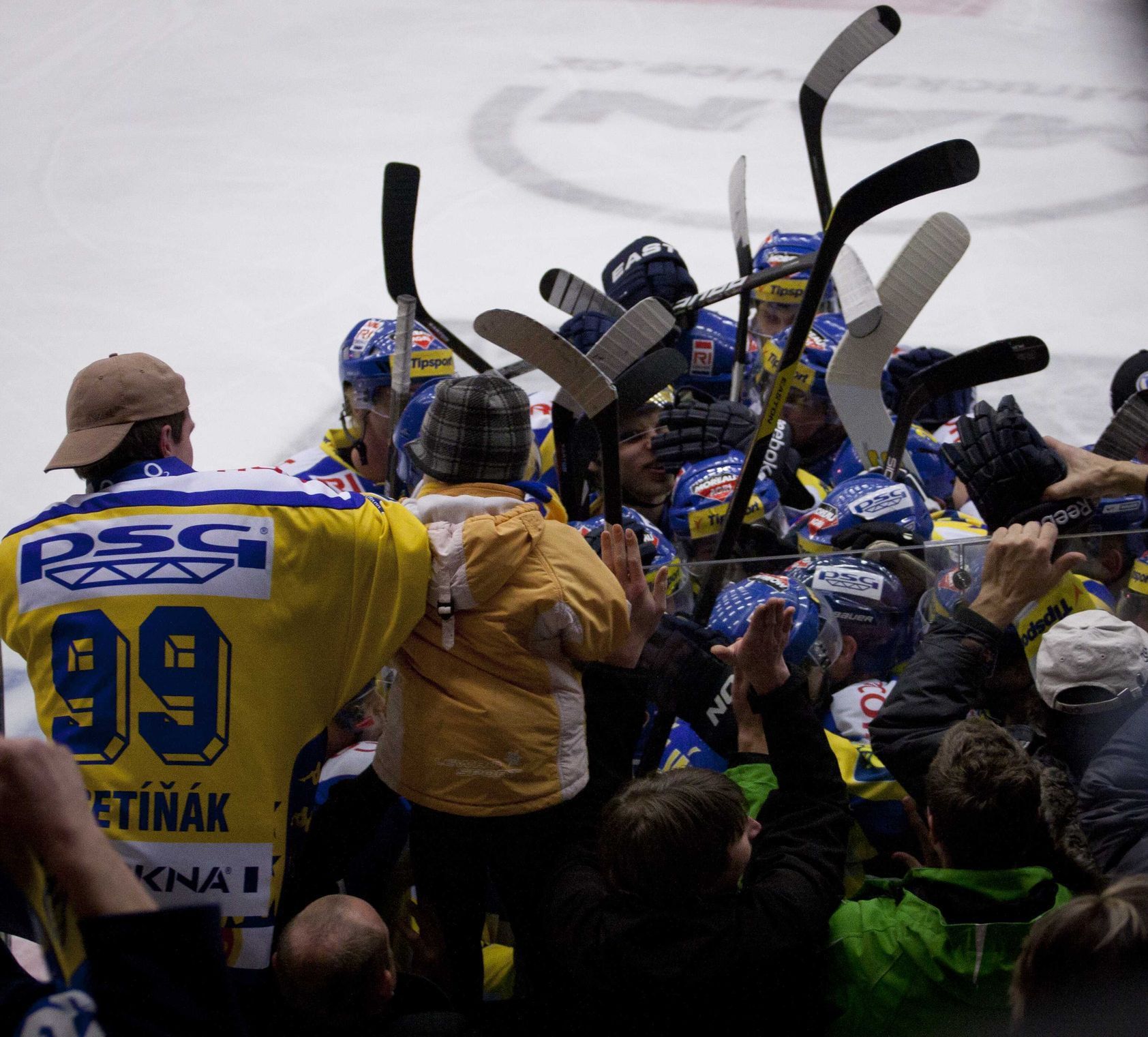 Zlín - Plzeň (4. čtvrtfinále) - Fanoušci Zlína