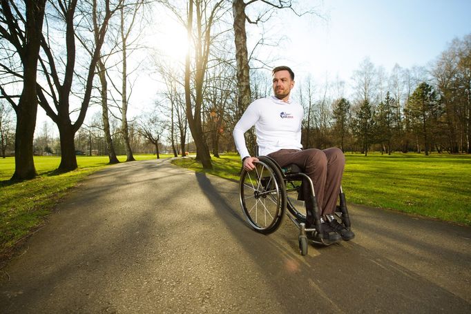 Florbalista na vozíku ujel v loňském roce 20 km. V letošním roce chce Zbyněk Sýkora tuto vzdálenost ještě překonat.