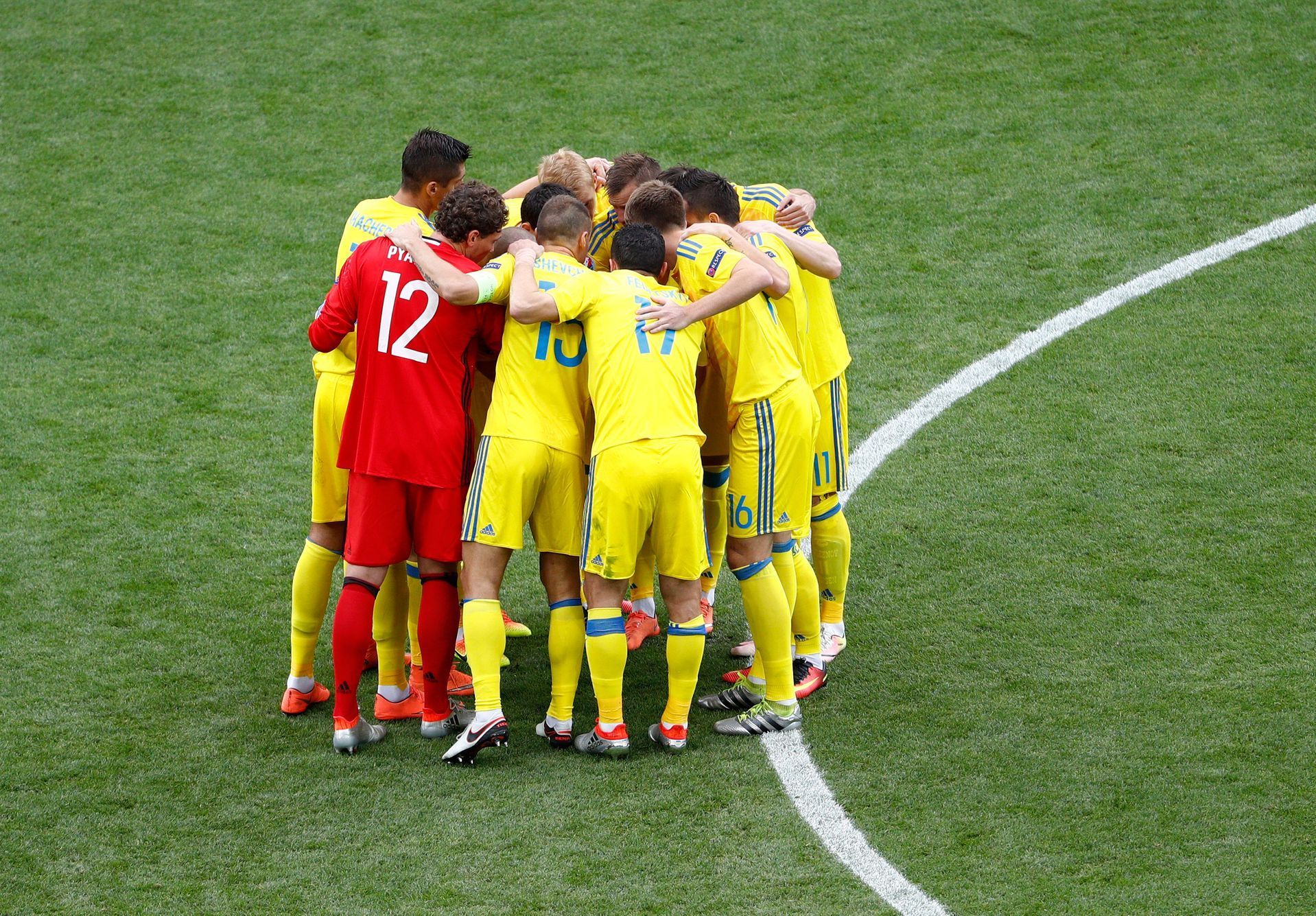 Ukrajina - Severní Irsko, Euro 2016, zápas ve skupině