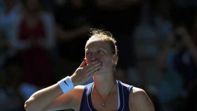 Petra Kvitová postupem do čtvrtfinále vyrovnala své loňské maximum na Australian Open
