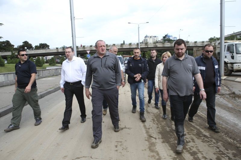 Záplavy v gruzinském Tbilisi.