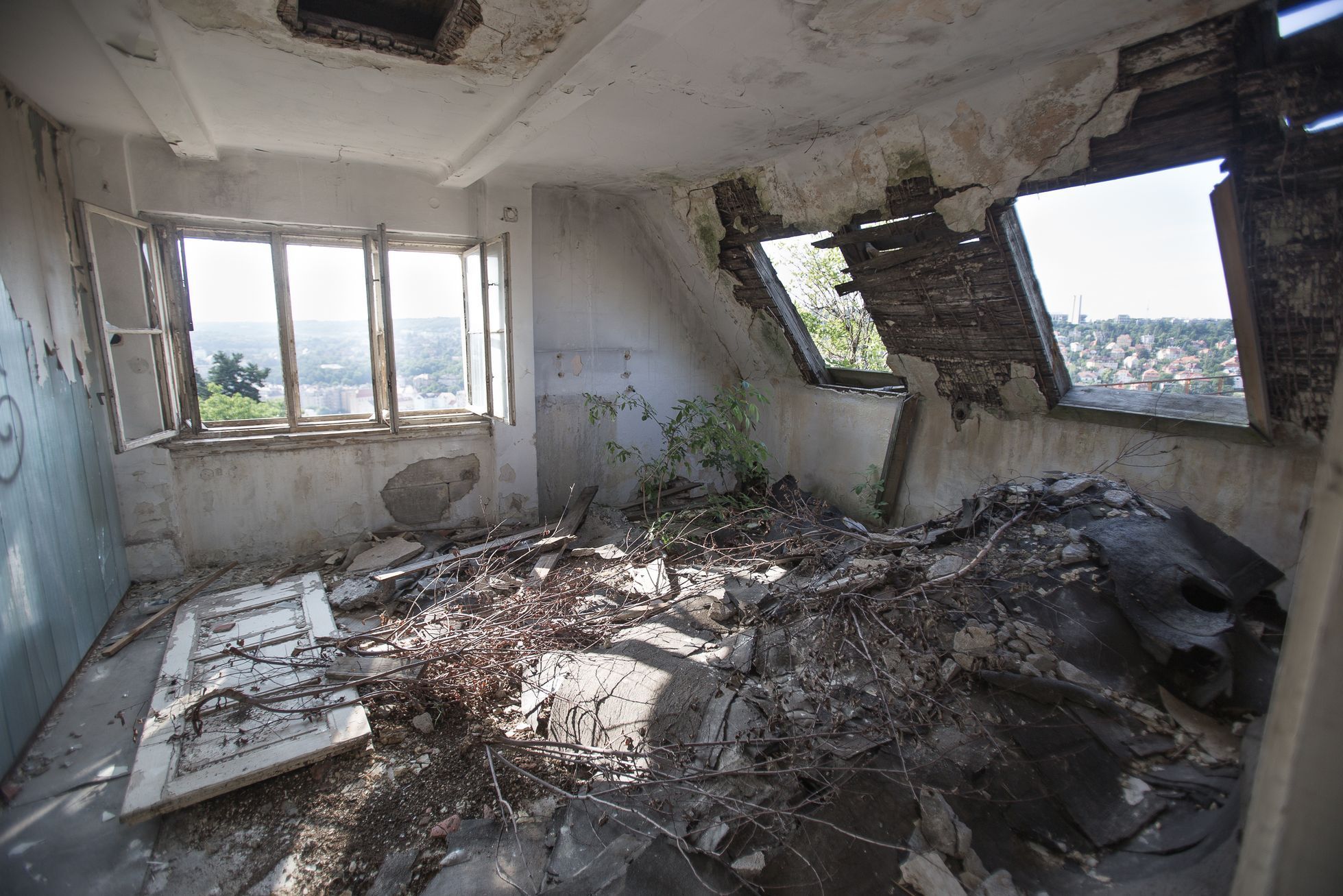 Prázdné domy Praha