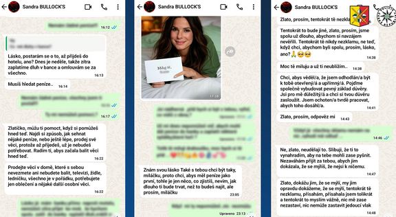 Policie zveřejnila část konverzace s podvodníkem, který se vydával za hollywoodskou hvězdu.