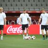 ČR - Německo, před zápasem kvalifikace MS, trénink Německa