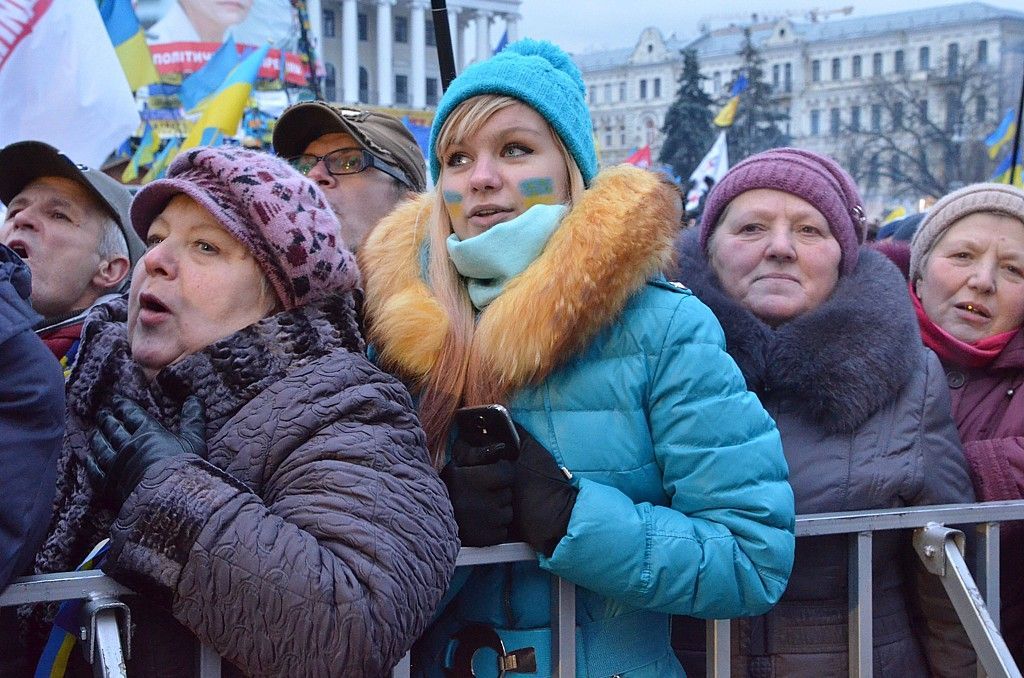 Demonstrace v Kyjevě