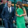 Ženy na Wimbledonu 2013 (cyklista Chris Hoy a jeho manželka)