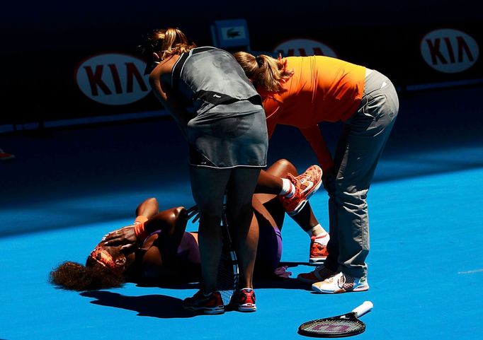 Australian Open: Serena Williamsová a Edina Gallovitsová-Hallová