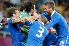 FOTO První penalty Eura vyhráli Italové