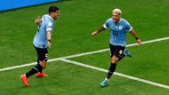 Uruguayci poslední duel proti Ghaně zvládli, Giorgian de Arrascaeta dal obě branky při výhře 2:0.