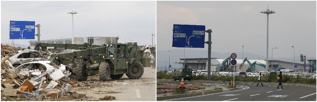 Japonsko půl roku po tsunami - kombo fotky